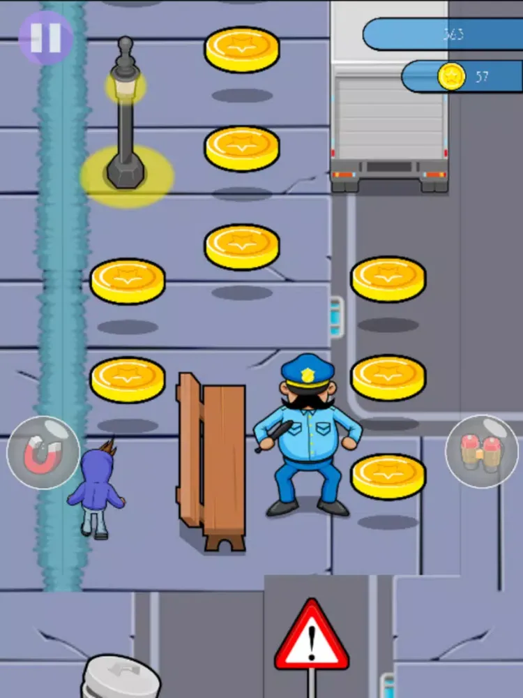 Capturas de tela do Robber Run Challenge iPad 