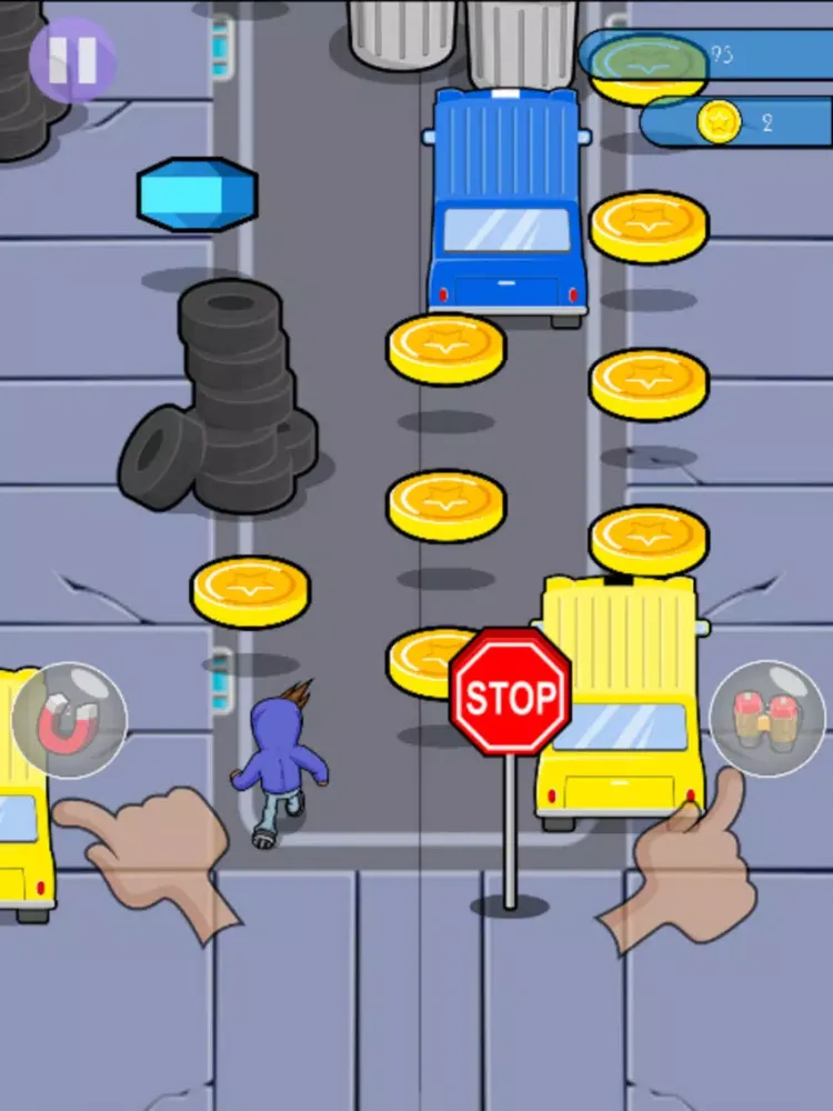 Capturas de tela do Robber Run Challenge iPad 