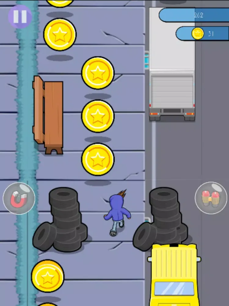 Capturas de tela do Robber Run Challenge iPad 