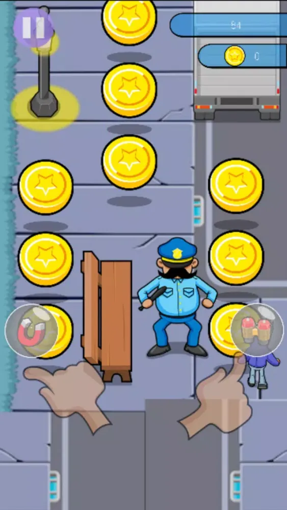 Capturas de tela do Robber Run Challenge