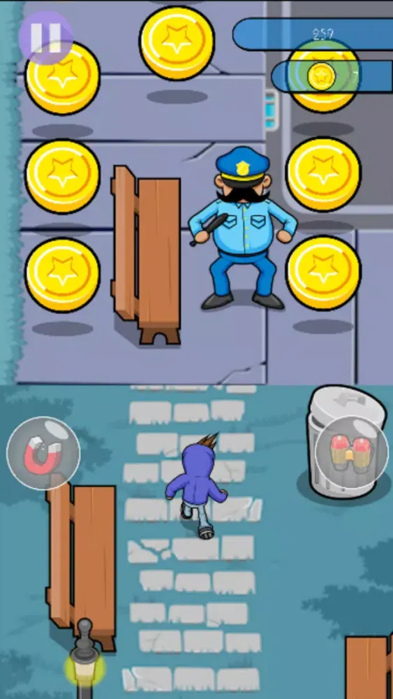 Capturas de tela do Robber Run Challenge