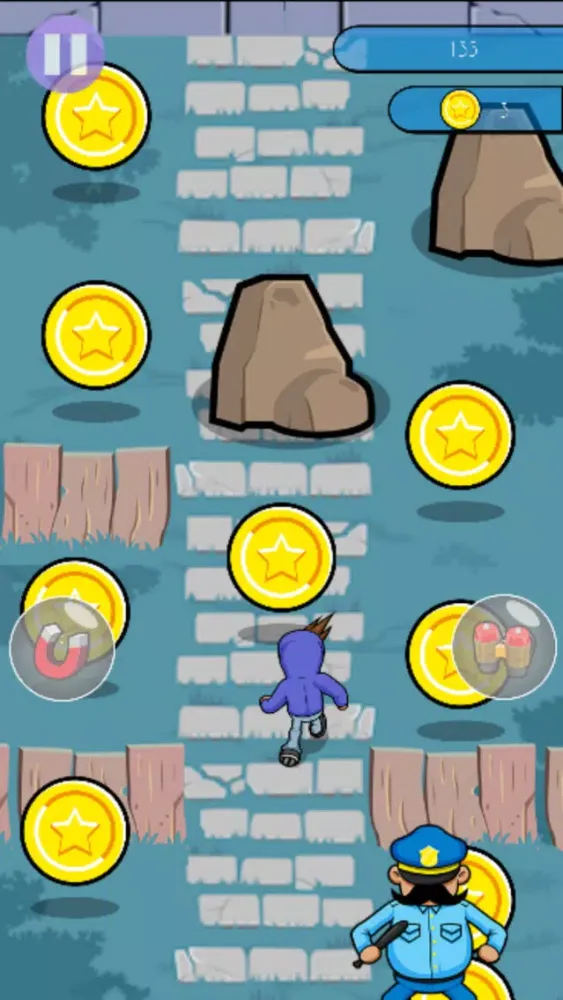 Capturas de tela do Robber Run Challenge