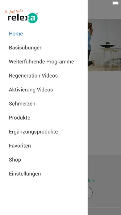 Tangkapan skrin relexa Faszientraining