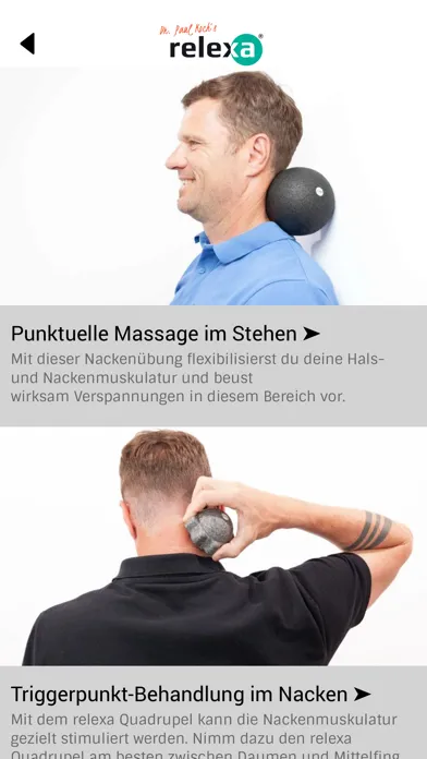 Tangkapan skrin relexa Faszientraining