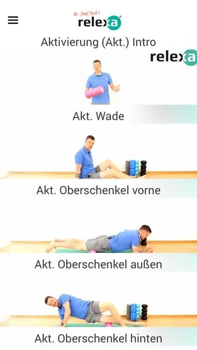 Tangkapan skrin relexa Faszientraining