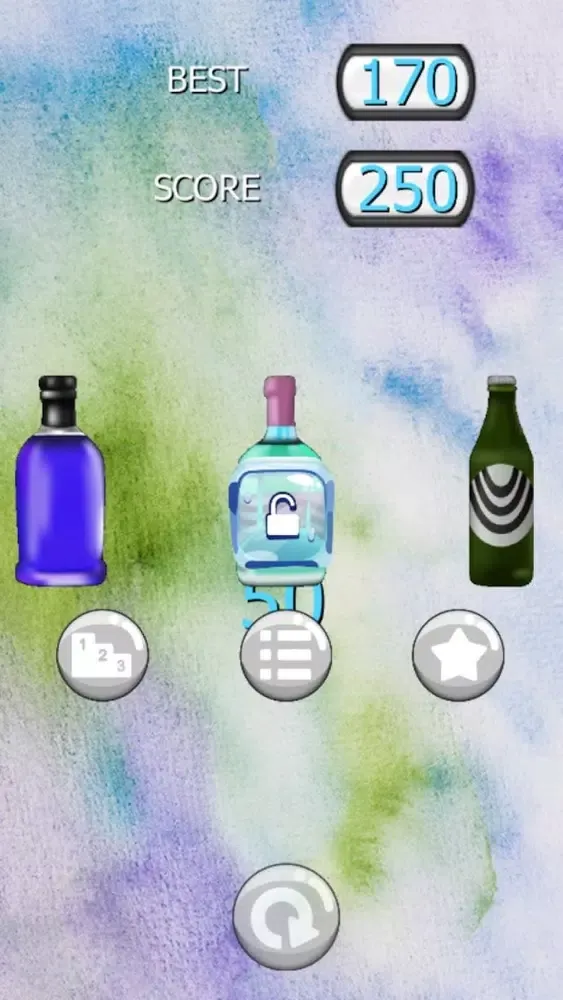 Capturas de tela do Bottle Flip New World