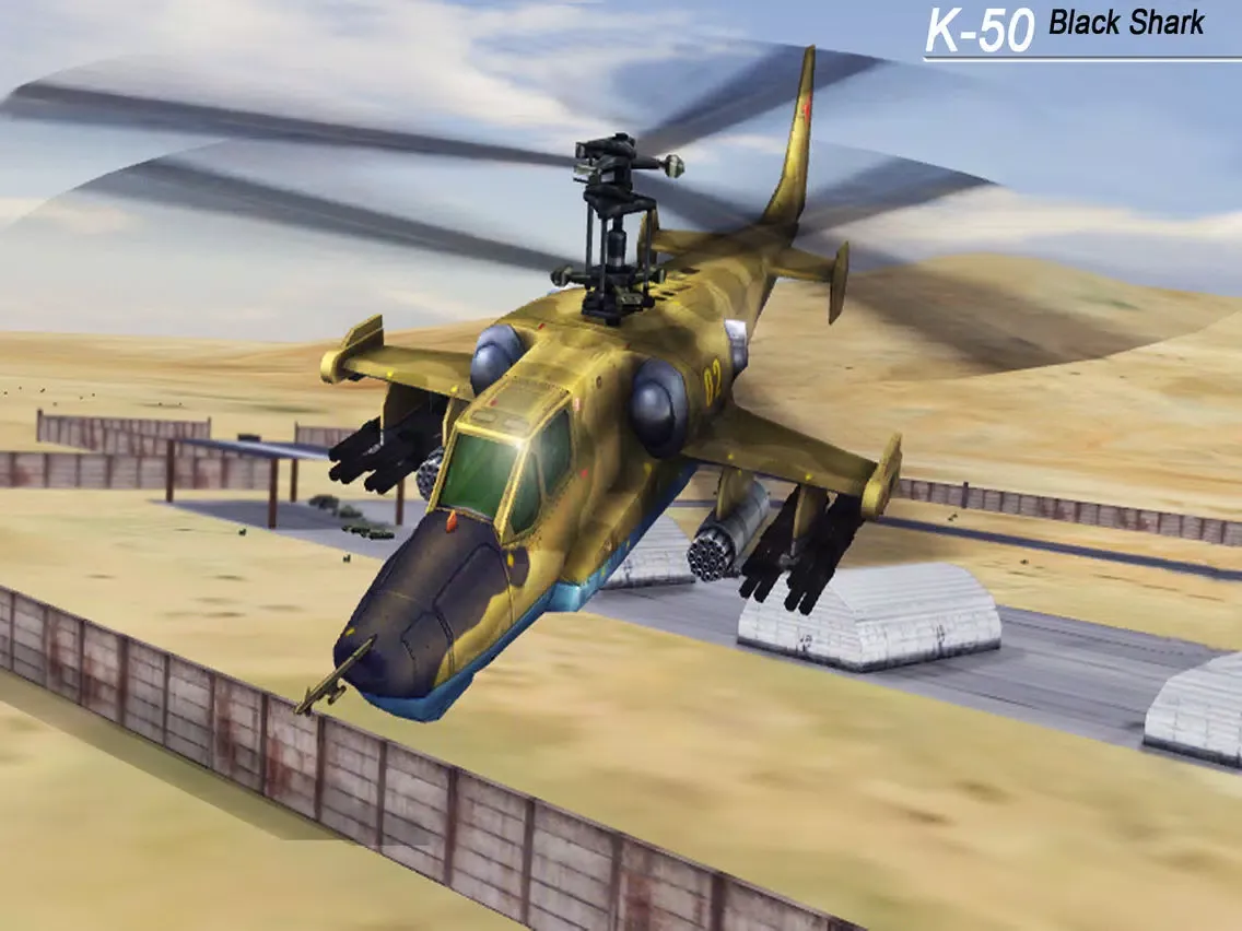 ภาพหน้าจอของ Helicopter sim Black Shark HD iPad 