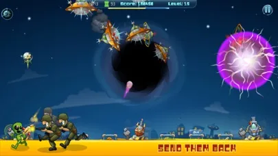 Ảnh chụp màn hình của Galactic Missile Defense