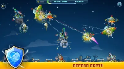 Ảnh chụp màn hình của Galactic Missile Defense
