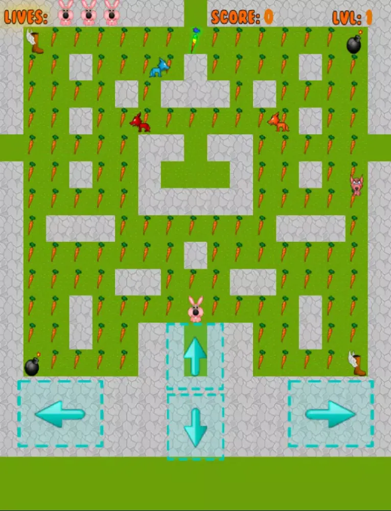 Nom Nom Bunny iPad 应用截图