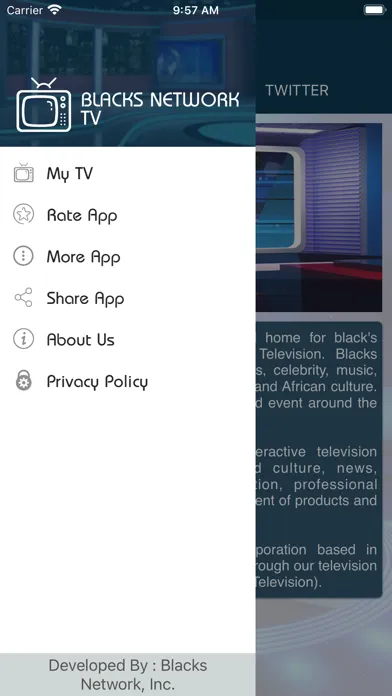 Screenshot di BLACKS NETWORK TV