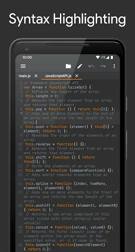 Zrzuty ekranu Squircle CE - Code Editor