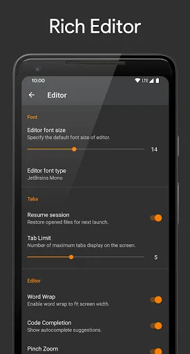 Zrzuty ekranu Squircle CE - Code Editor