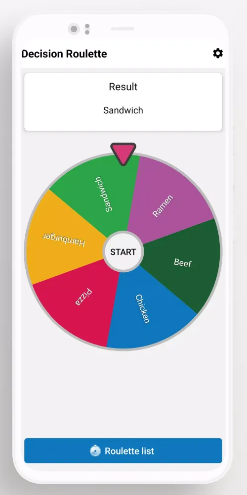 Decision Roulette Screenshots