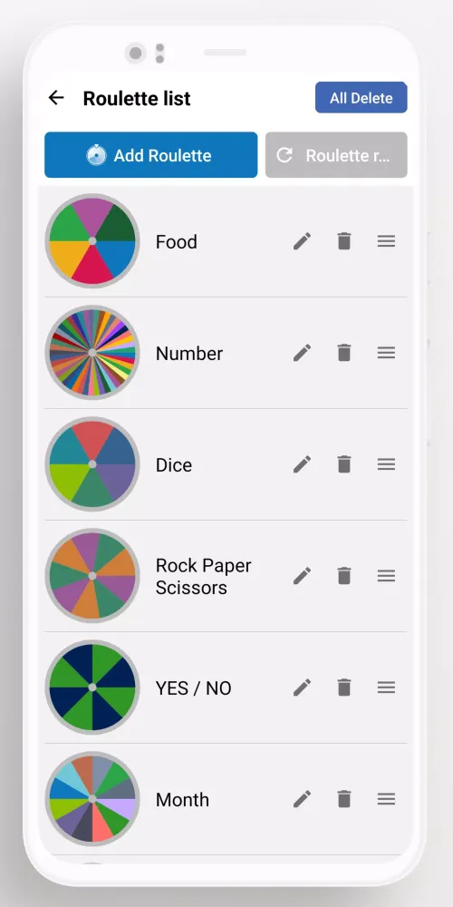 Decision Roulette Screenshots