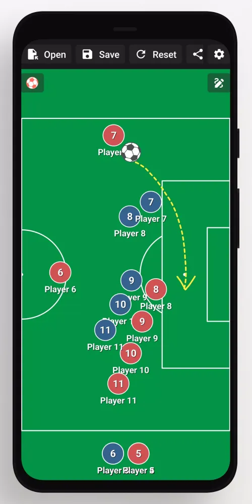 Capturas de pantalla de Football Tactic Board