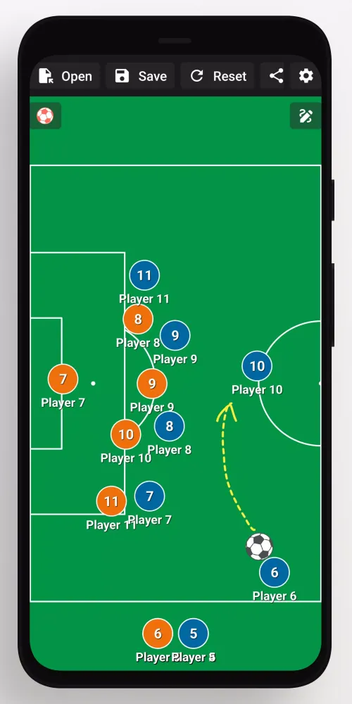 Capturas de pantalla de Football Tactic Board