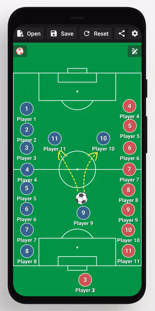 Capturas de pantalla de Football Tactic Board