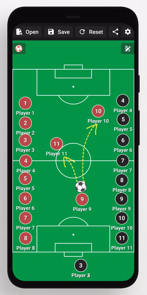 Capturas de pantalla de Football Tactic Board