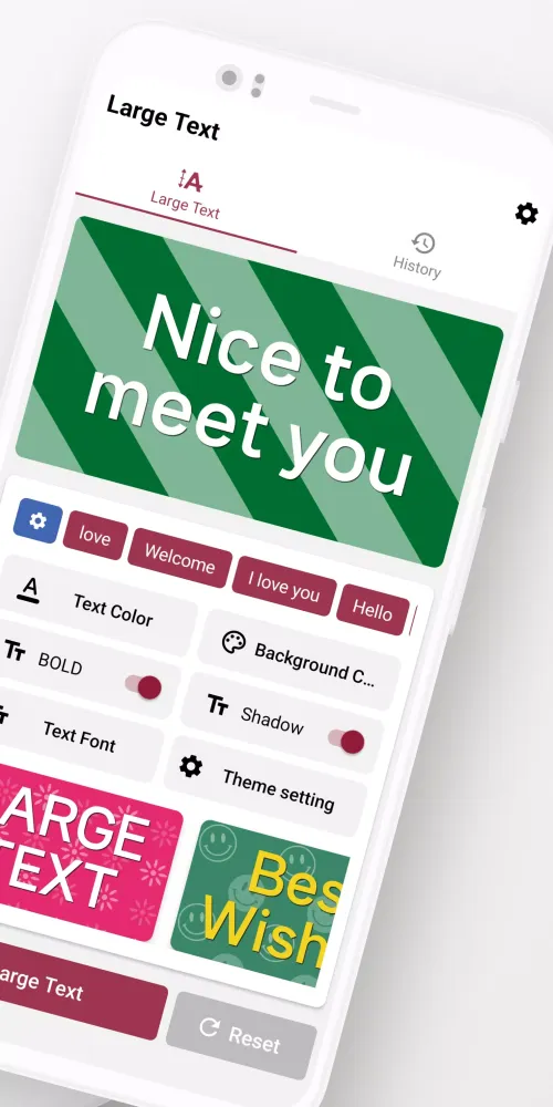 Large Text Screenshots