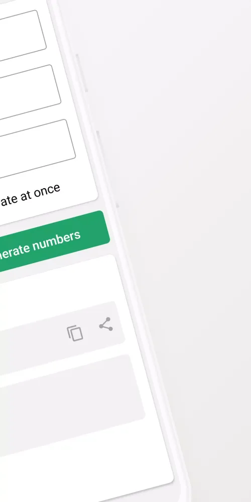 Random number generator سکرین شاٹس