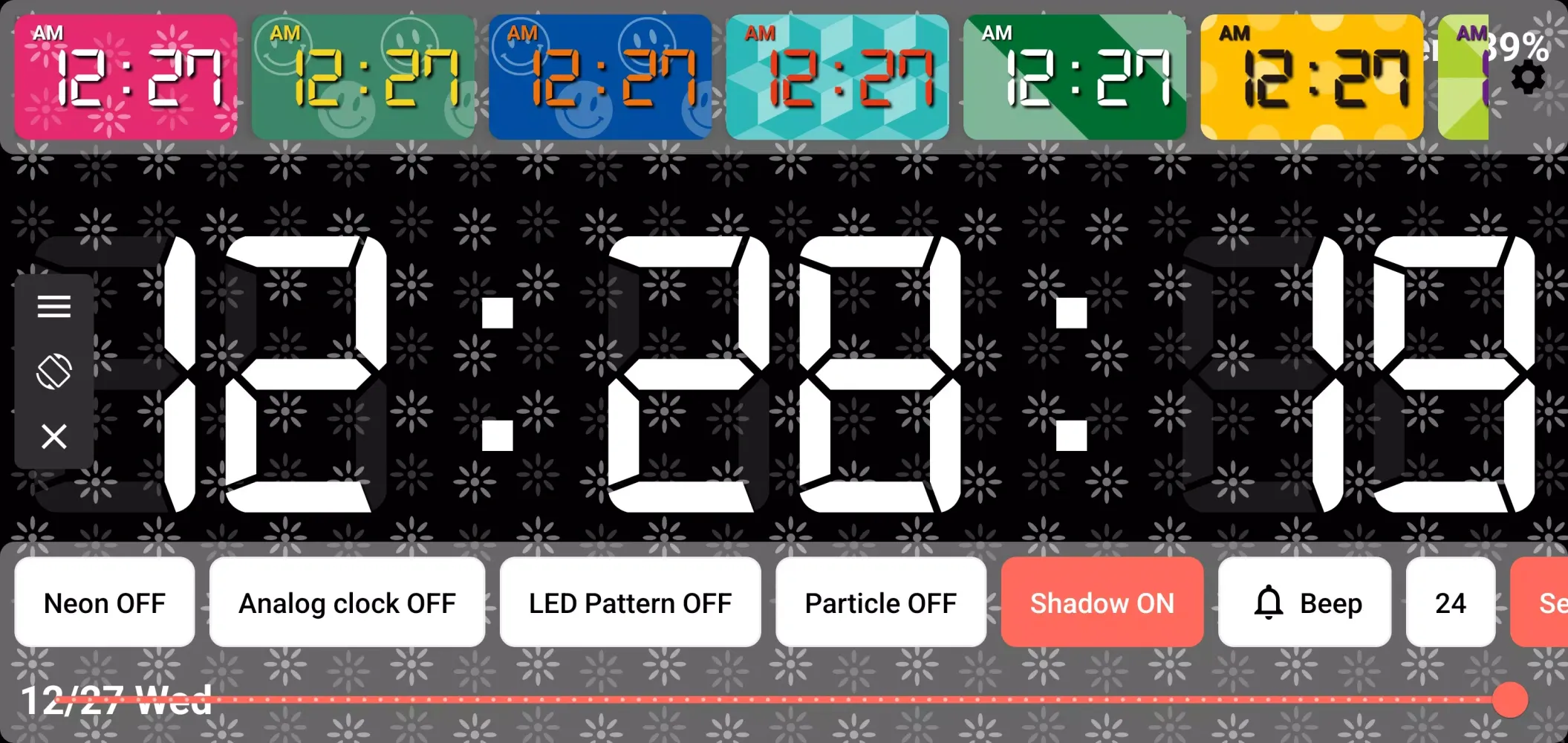 TableClock - LED Theme Clock سکرین شاٹس