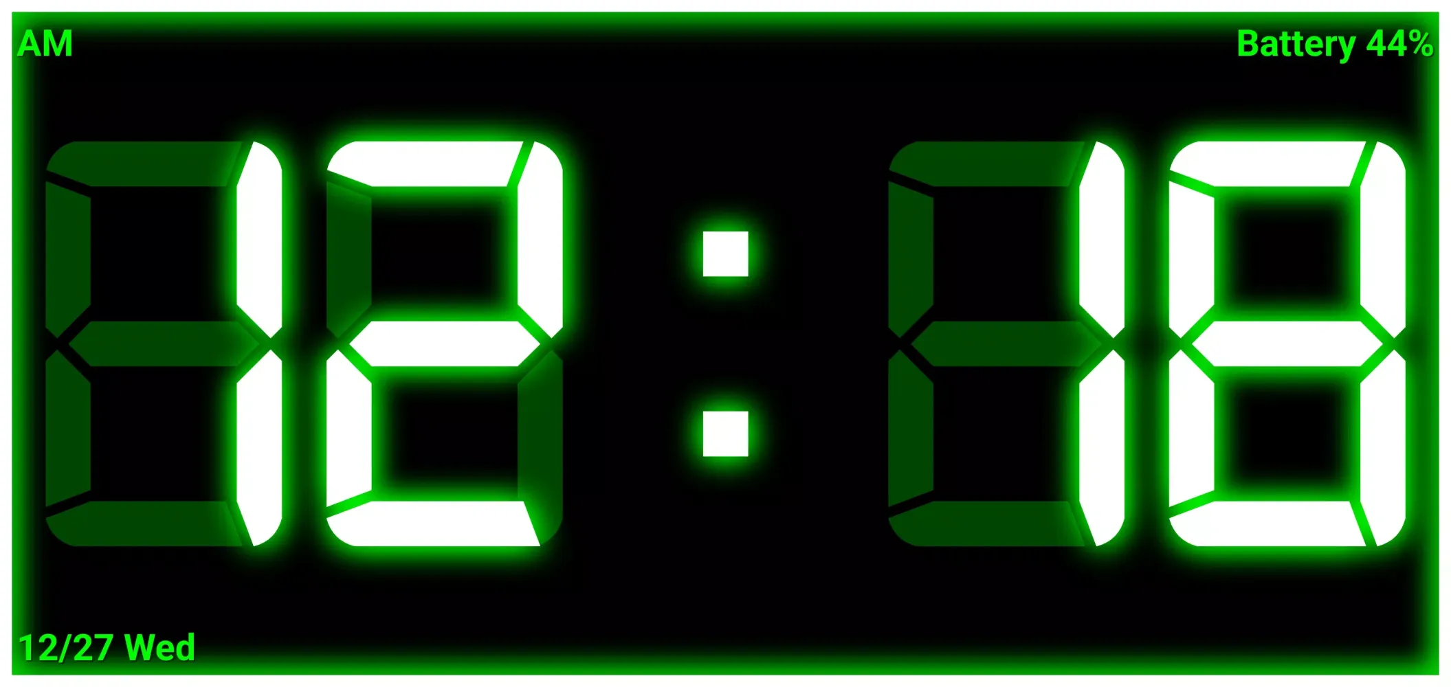 TableClock - LED Theme Clock سکرین شاٹس