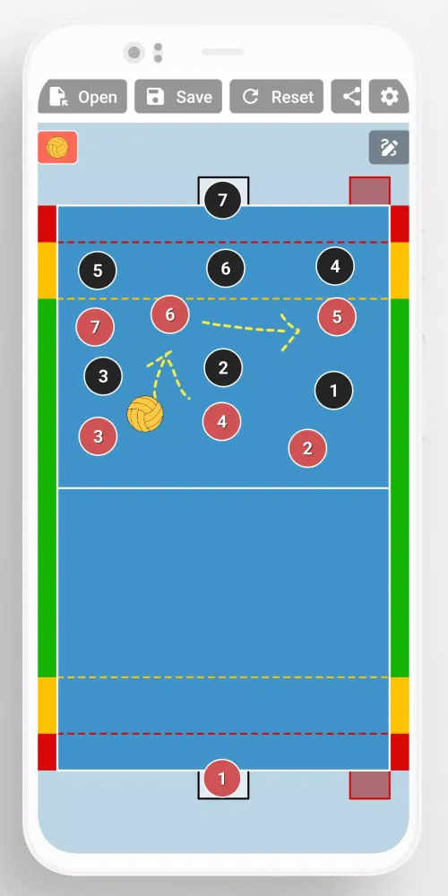 Water Polo Tactic Board スクリーンショット