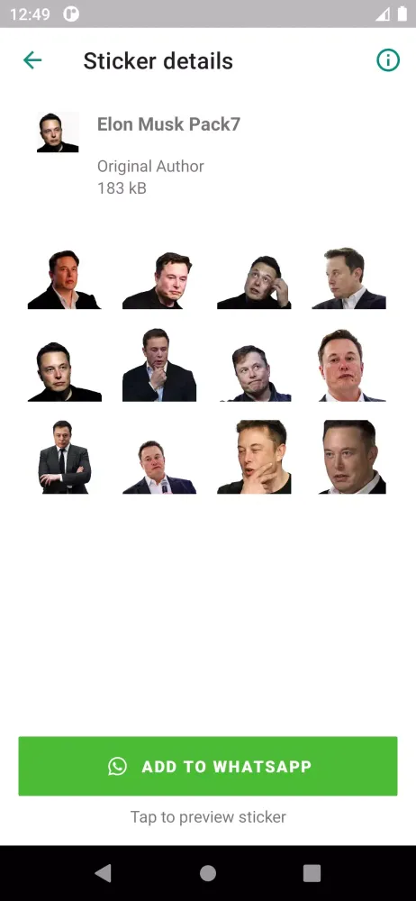 Elon Musk Stickers应用截图