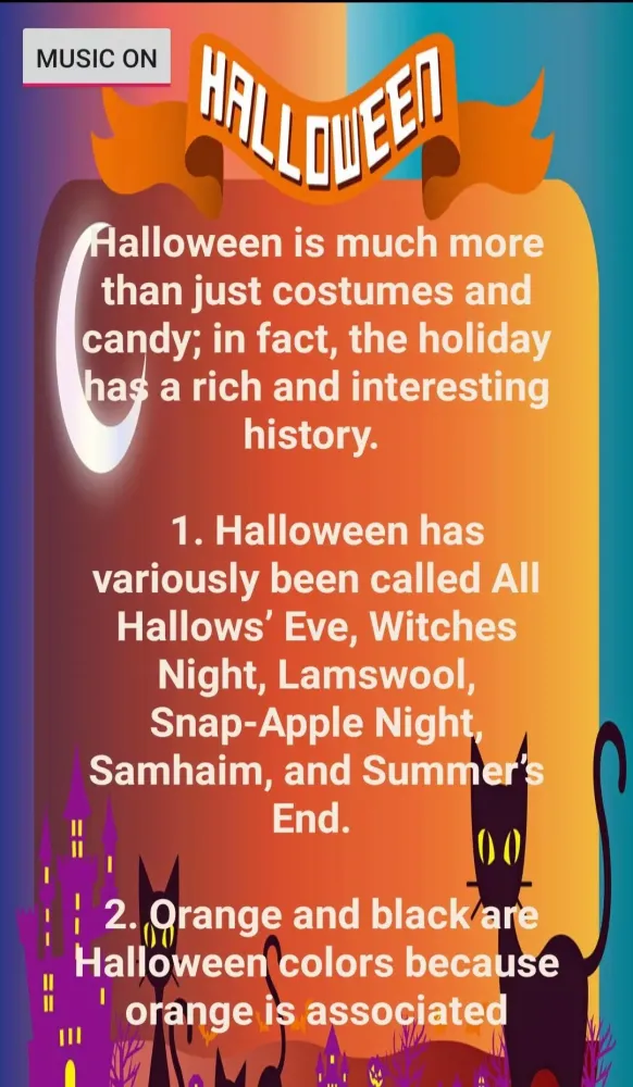 Tangkapan layar Halloween Countdown App