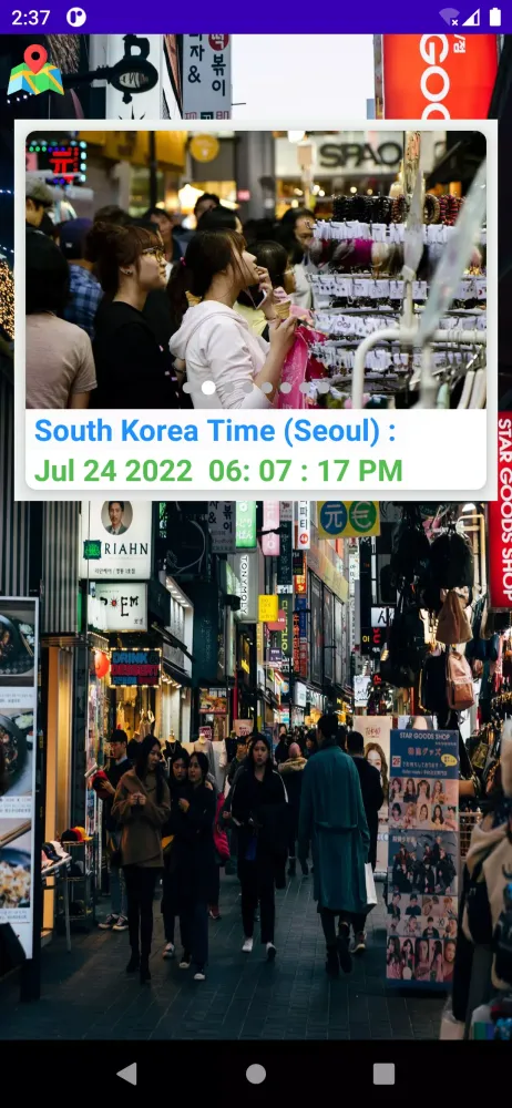 South Korea Clock(Seoul) Screenshots