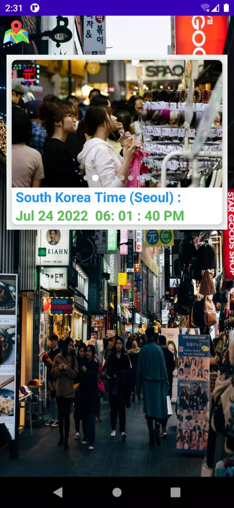 South Korea Clock(Seoul) Screenshots