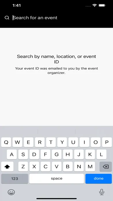 Screenshot di Blackstone Event App