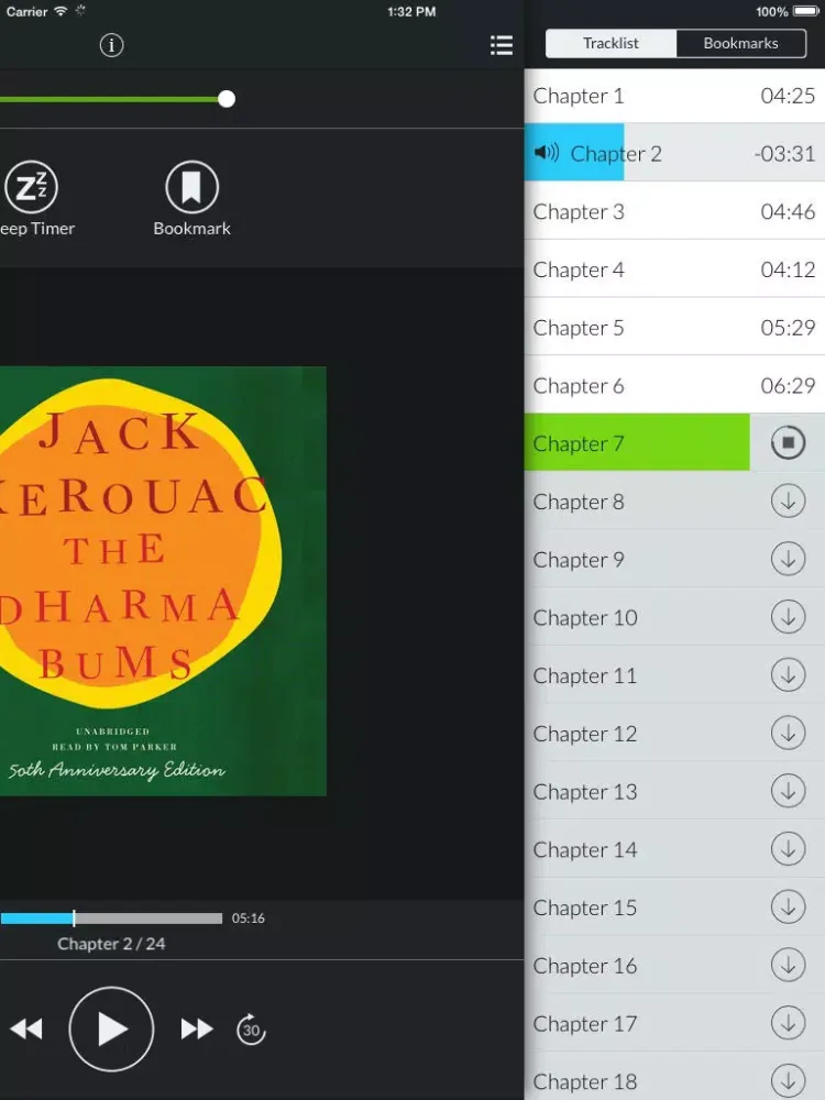 ภาพหน้าจอของ The Dharma Bums (by Jack Kerouac) (UNABRIDGED AUDIOBOOK) iPad 