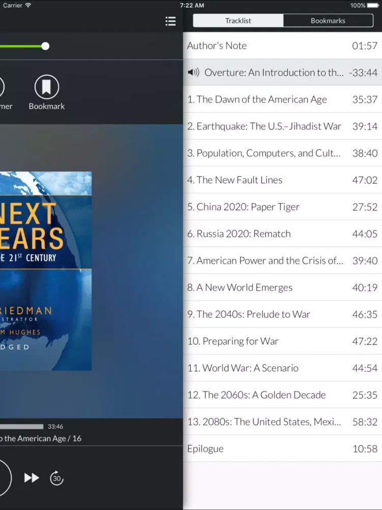 Captures d'écran de The Next 100 Years (by George Friedman) iPad 