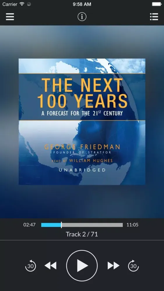 Captures d'écran de The Next 100 Years (by George Friedman)