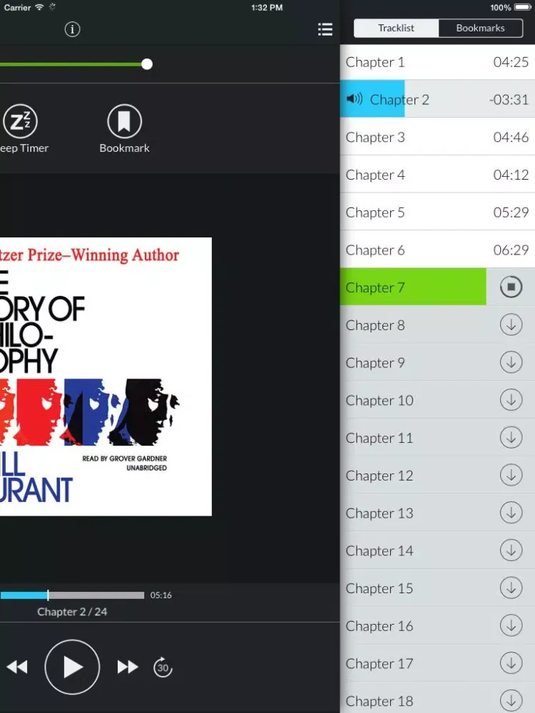 Captures d'écran de The Story of Philosophy: The Lives and Opinions of the Greater Philosophers (by Will Durant) (UNABRIDGED AUDIOBOOK) iPad 