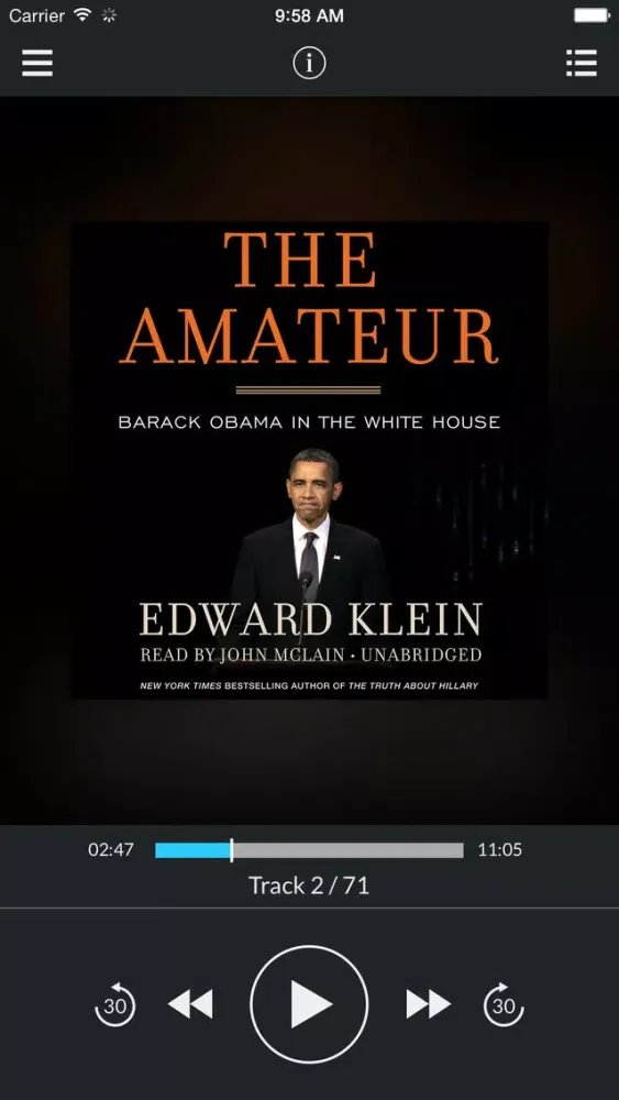 The Amateur (by Edward Klein) Screenshots