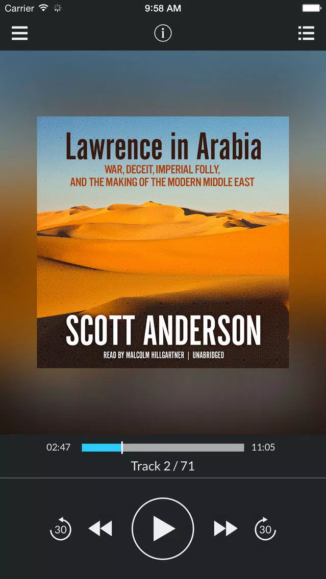 Lawrence in Arabia (by Scott Anderson)应用截图