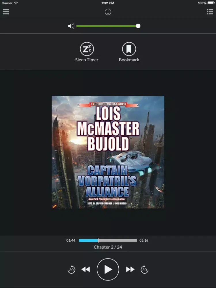 Tangkapan skrin Captain Vorpatril’s Alliance (by Lois McMaster Bujold) (UNABRIDGED AUDIOBOOK) iPad 