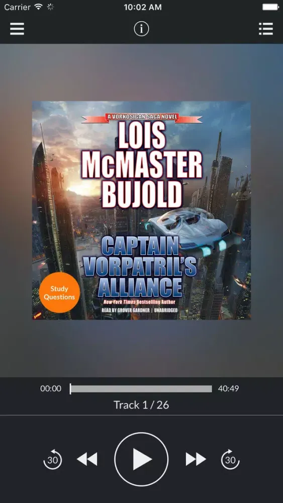 Tangkapan skrin Captain Vorpatril’s Alliance (by Lois McMaster Bujold) (UNABRIDGED AUDIOBOOK)