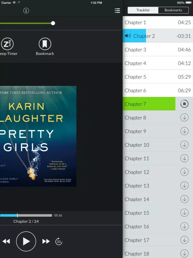 Capturas de pantalla de Pretty Girls (by Karin Slaughter) (UNABRIDGED AUDIOBOOK) iPad 
