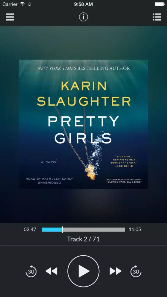 Capturas de pantalla de Pretty Girls (by Karin Slaughter) (UNABRIDGED AUDIOBOOK)