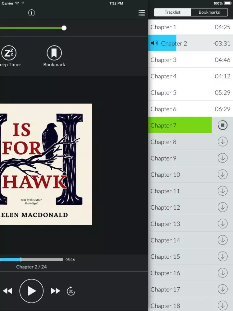 H Is for Hawk (by Helen Macdonald) (UNABRIDGED AUDIOBOOK) iPad  스크린샷