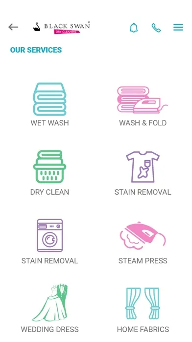 Capturas de pantalla de Black Swan Dry Cleaners