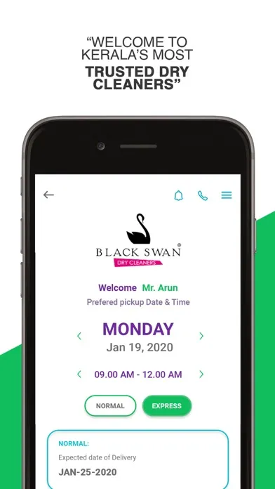 Capturas de pantalla de Black Swan Dry Cleaners