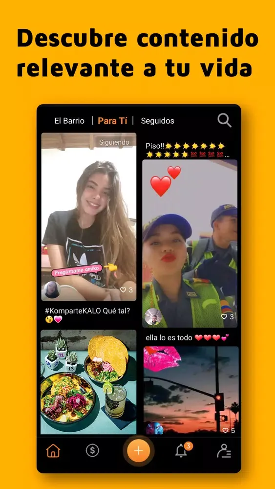 Capturas de tela do Kalo - Red Social de Vídeos
