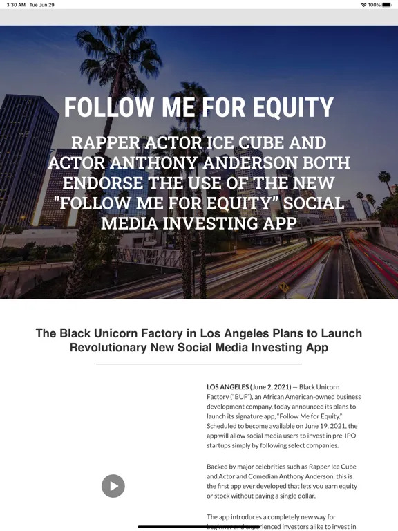 FOLLOW ME FOR EQUITY iPad  Screenshots