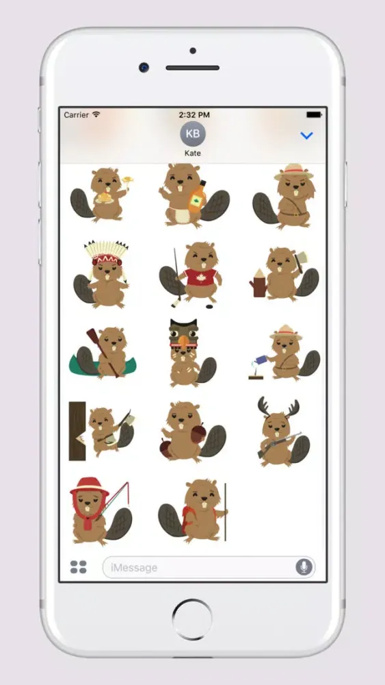 Canada Beaver Stickers Screenshots