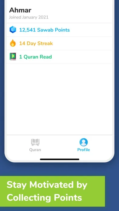 Capturas de tela do Sawab: Quran, Islam, Muslim